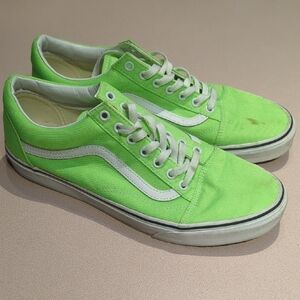 Vans Lime Green Mens Size 11